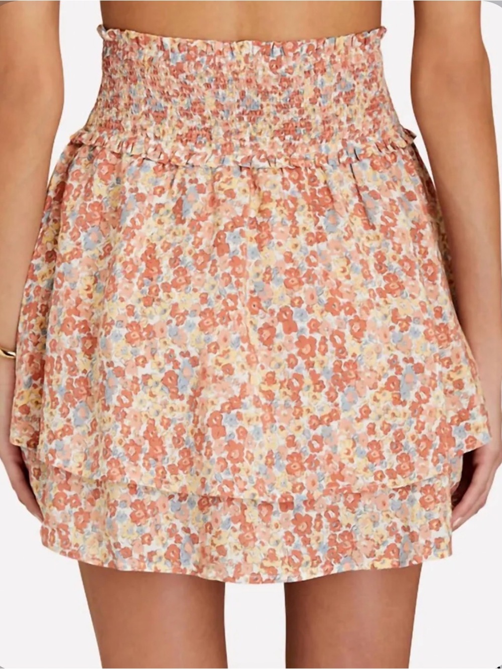 RAILS “Addison" Wildflower Smocked Tiered Mini Skirt Size XL